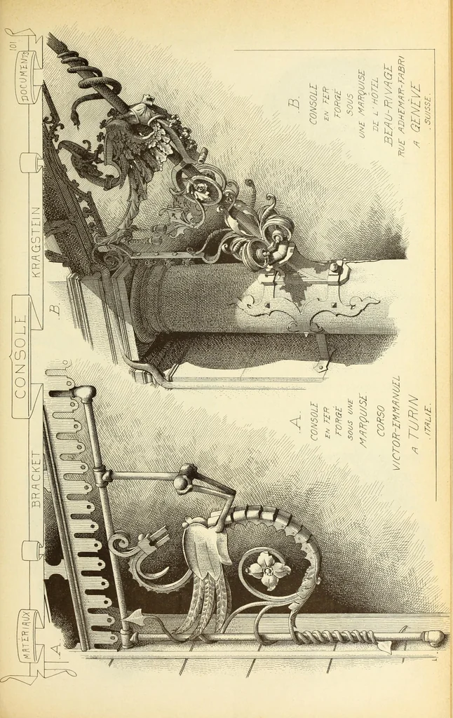 An illustration from Materials and documents of architecture and sculpture : classified alphabetically, 1915, leaf 280