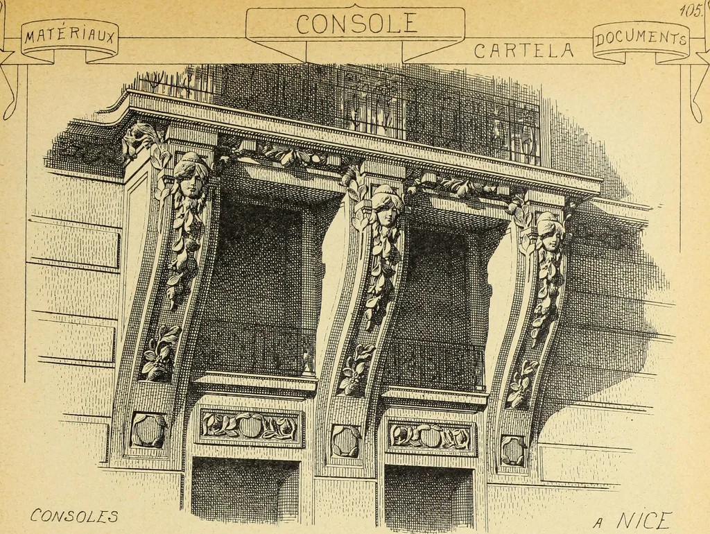 An illustration from Materials and documents of architecture and sculpture : classified alphabetically, 1915, leaf 284