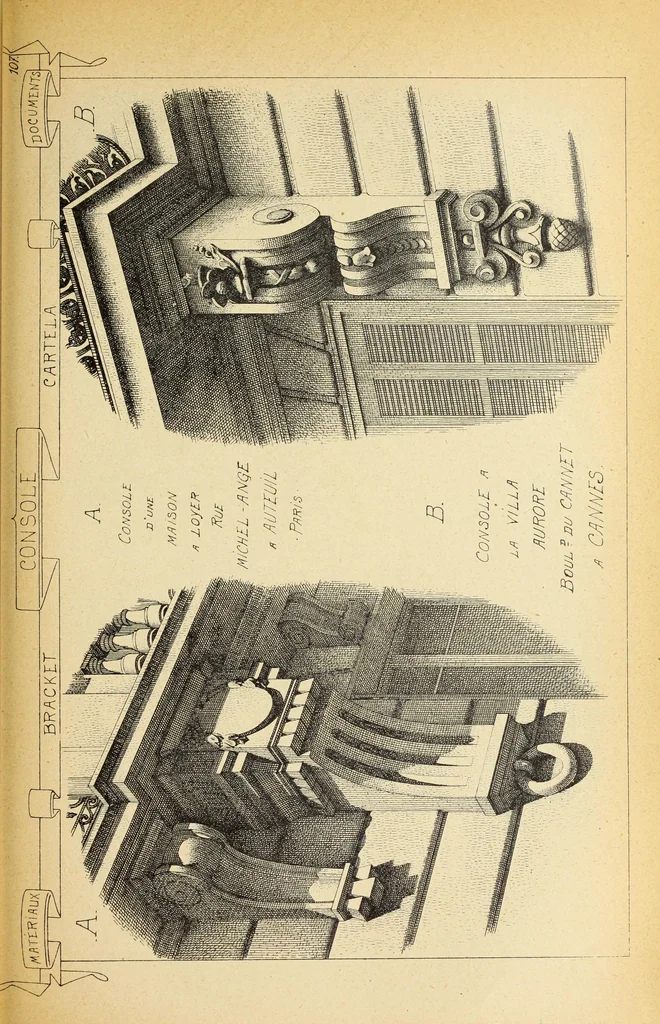 An illustration from Materials and documents of architecture and sculpture : classified alphabetically, 1915, leaf 286