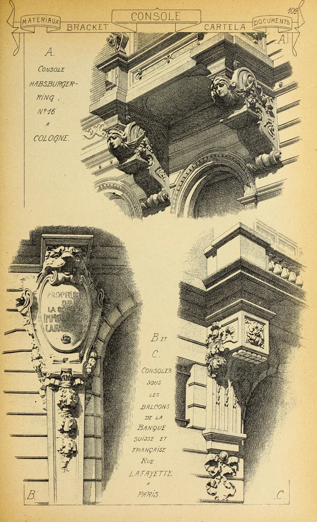 An illustration from Materials and documents of architecture and sculpture : classified alphabetically, 1915, leaf 288