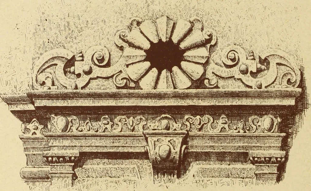An illustration from Materials and documents of architecture and sculpture : classified alphabetically, 1915, leaf 317
