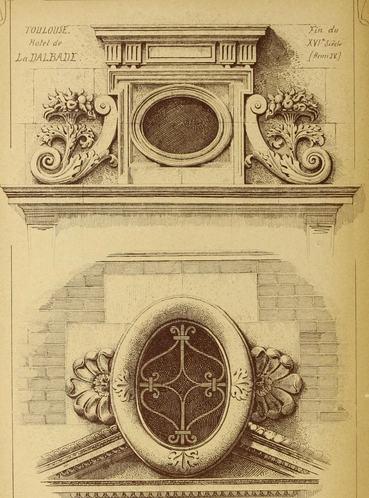 An illustration from Materials and documents of architecture and sculpture : classified alphabetically, 1915, leaf 323
