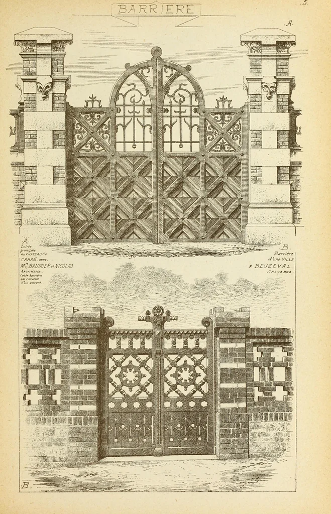 An illustration from Materials and documents of architecture and sculpture : classified alphabetically, 1915, leaf 36