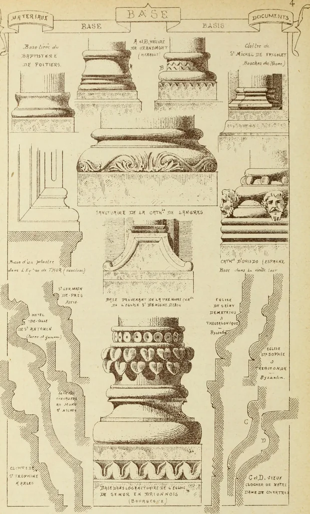 An illustration from Materials and documents of architecture and sculpture : classified alphabetically, 1915, leaf 55