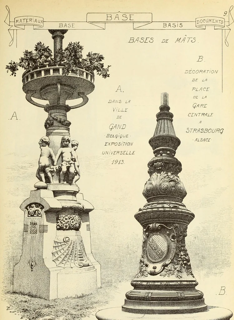 An illustration from Materials and documents of architecture and sculpture : classified alphabetically, 1915, leaf 60