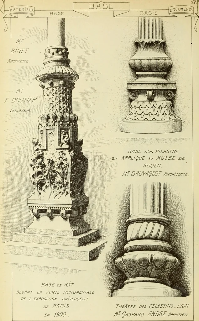 An illustration from Materials and documents of architecture and sculpture : classified alphabetically, 1915, leaf 63