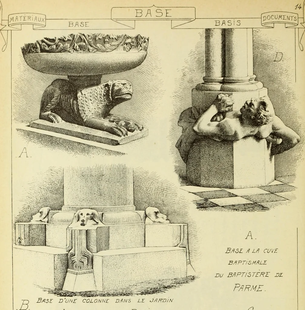 An illustration from Materials and documents of architecture and sculpture : classified alphabetically, 1915, leaf 65