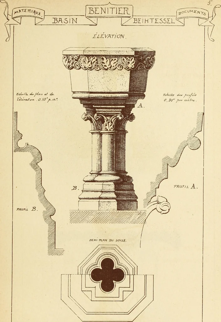 An illustration from Materials and documents of architecture and sculpture : classified alphabetically, 1915, leaf 72