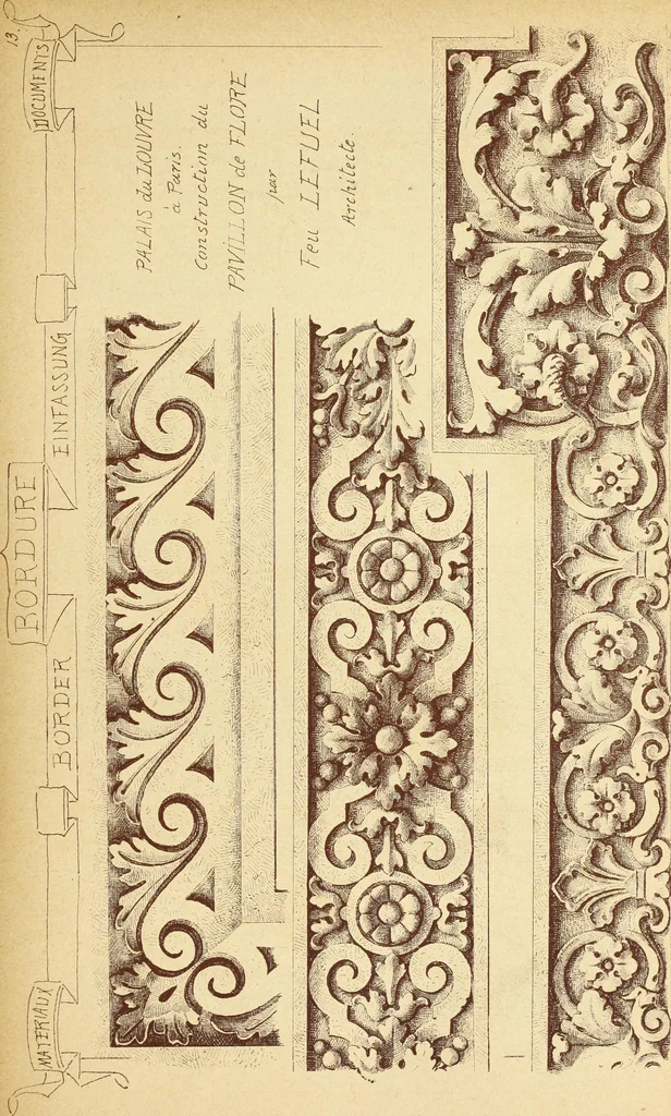 An illustration from Materials and documents of architecture and sculpture : classified alphabetically, 1915, leaf 96