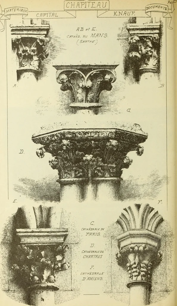 An illustration from Materials and documents of architecture and sculpture : classified alphabetically, 1915, leaf 105