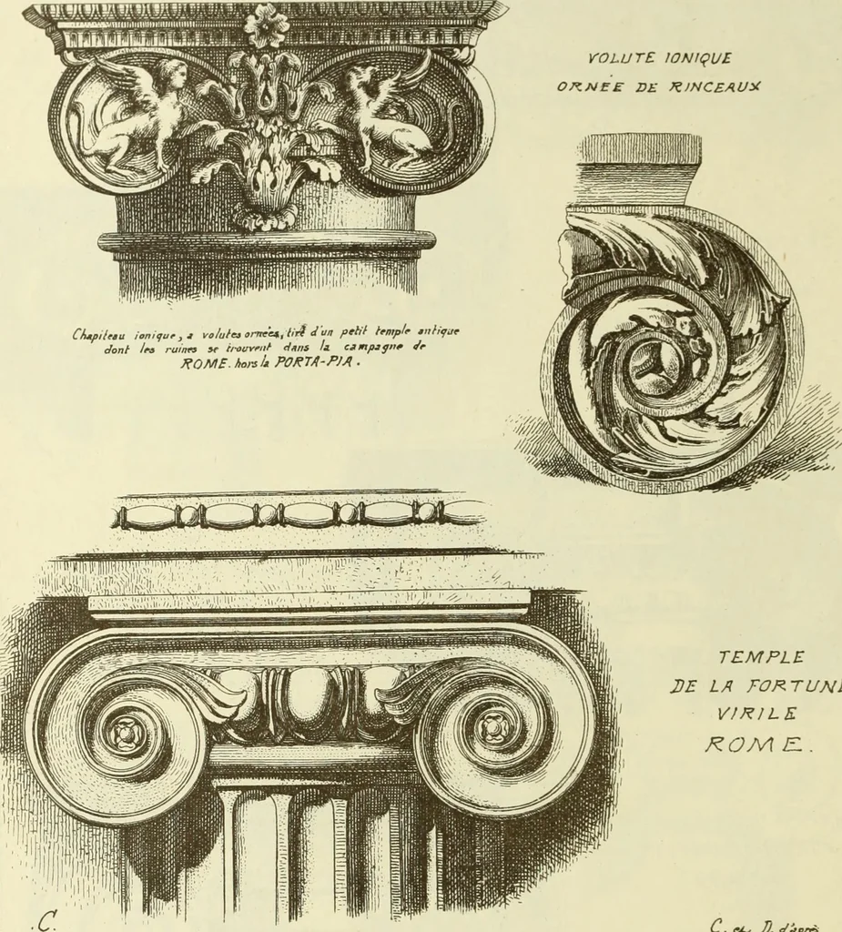 An illustration from Materials and documents of architecture and sculpture : classified alphabetically, 1915, leaf 115