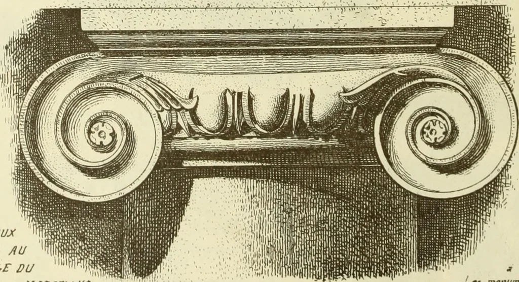 An illustration from Materials and documents of architecture and sculpture : classified alphabetically, 1915, leaf 115