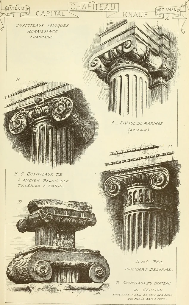 An illustration from Materials and documents of architecture and sculpture : classified alphabetically, 1915, leaf 118