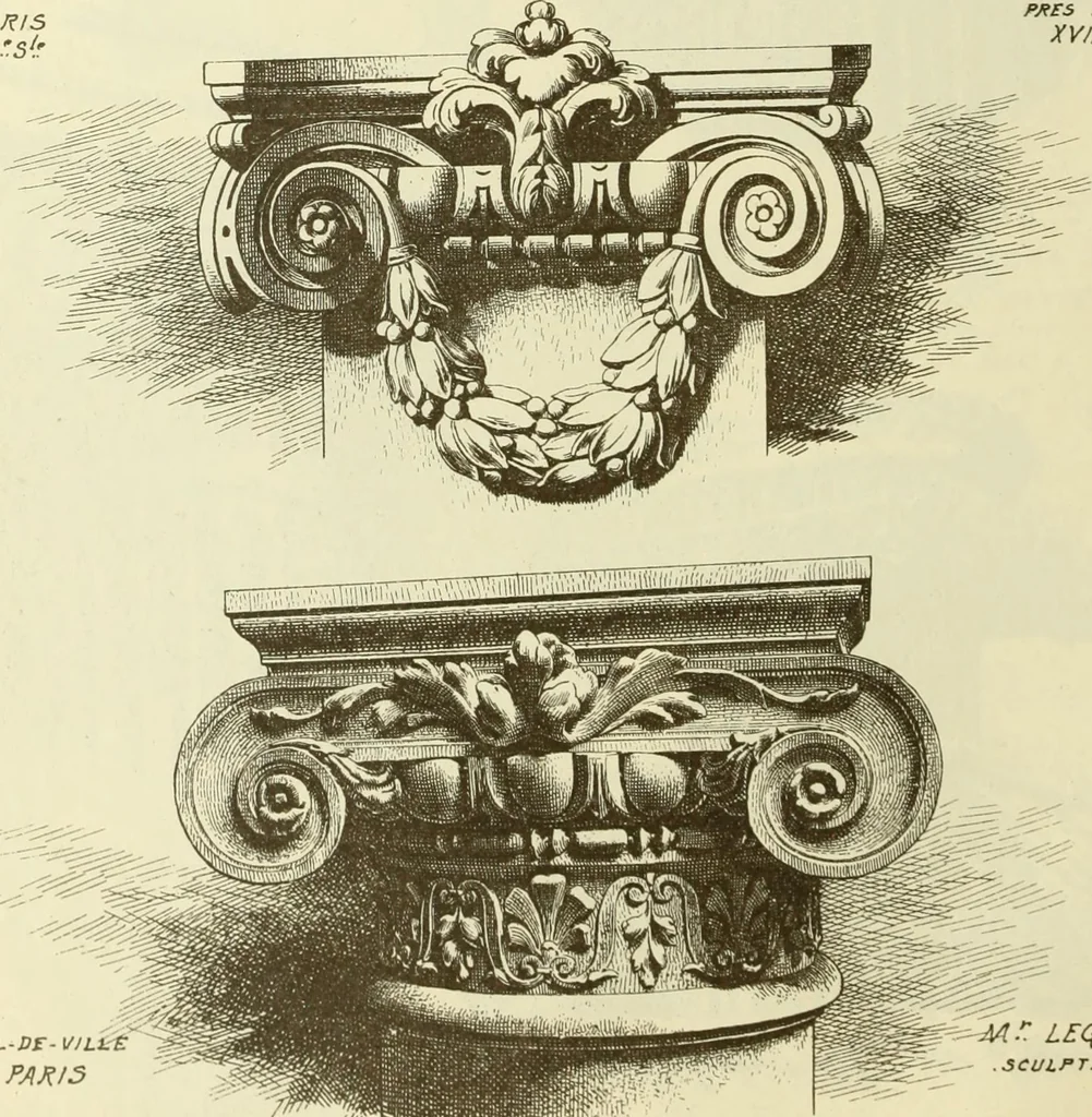 An illustration from Materials and documents of architecture and sculpture : classified alphabetically, 1915, leaf 119