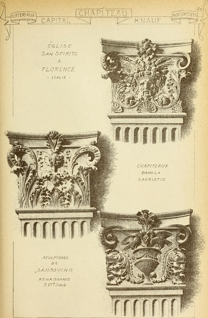 An illustration from Materials and documents of architecture and sculpture : classified alphabetically, 1915, leaf 120