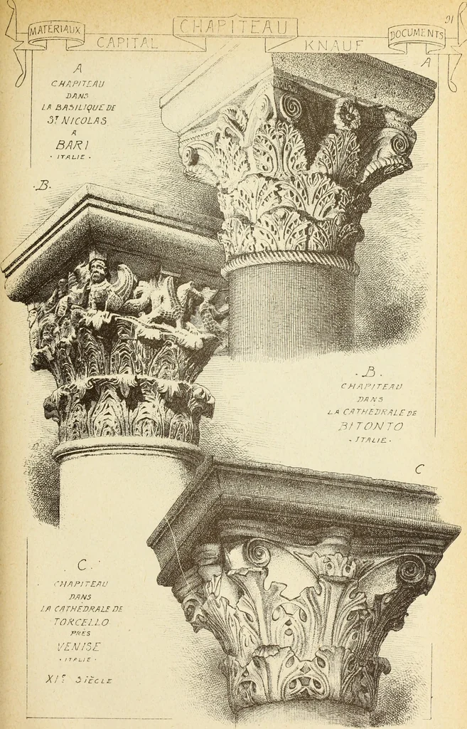 An illustration from Materials and documents of architecture and sculpture : classified alphabetically, 1915, leaf 122