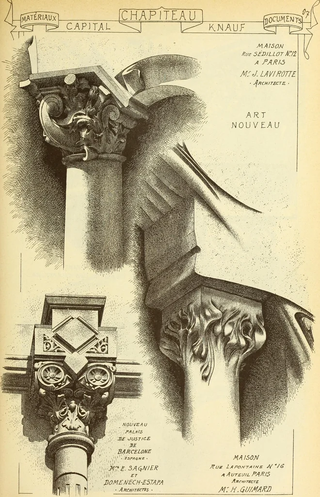 An illustration from Materials and documents of architecture and sculpture : classified alphabetically, 1915, leaf 128