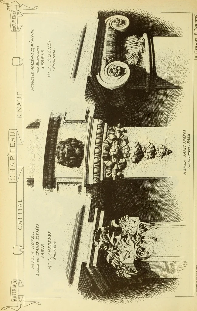 An illustration from Materials and documents of architecture and sculpture : classified alphabetically, 1915, leaf 135