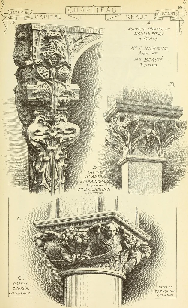 An illustration from Materials and documents of architecture and sculpture : classified alphabetically, 1915, leaf 140