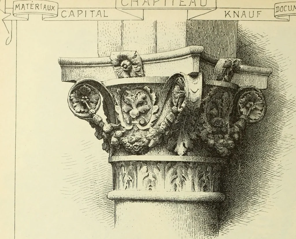 An illustration from Materials and documents of architecture and sculpture : classified alphabetically, 1915, leaf 141