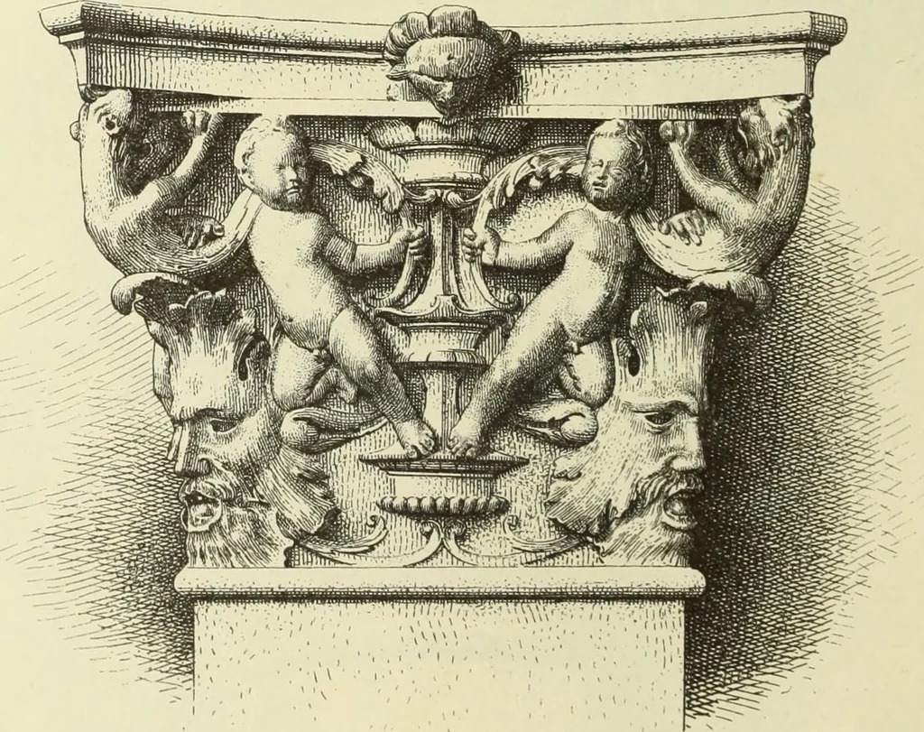 An illustration from Materials and documents of architecture and sculpture : classified alphabetically, 1915, leaf 141