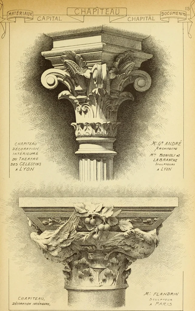 An illustration from Materials and documents of architecture and sculpture : classified alphabetically, 1915, leaf 144