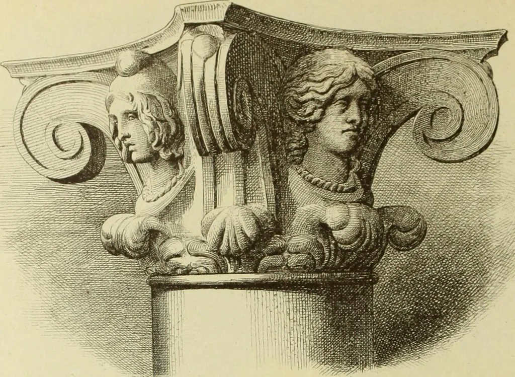 An illustration from Materials and documents of architecture and sculpture : classified alphabetically, 1915, leaf 145