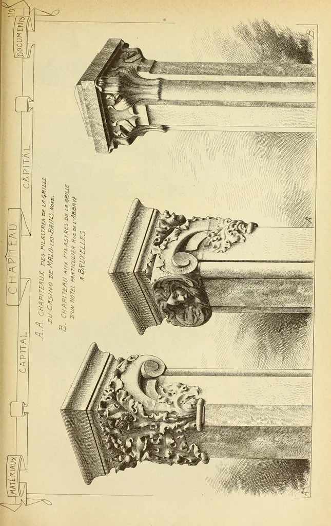 An illustration from Materials and documents of architecture and sculpture : classified alphabetically, 1915, leaf 150
