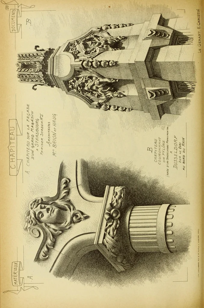 An illustration from Materials and documents of architecture and sculpture : classified alphabetically, 1915, leaf 151