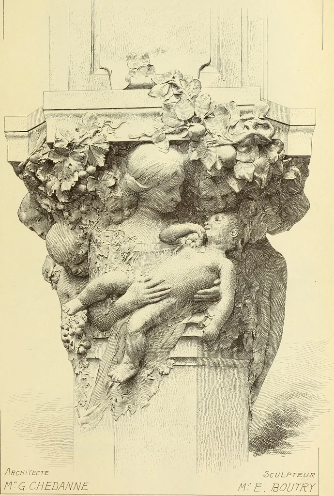 An illustration from Materials and documents of architecture and sculpture : classified alphabetically, 1915, leaf 156
