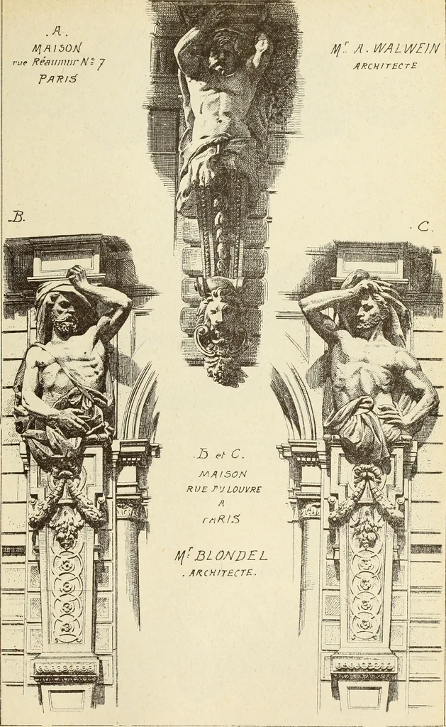 An illustration from Materials and documents of architecture and sculpture : classified alphabetically, 1915, leaf 204