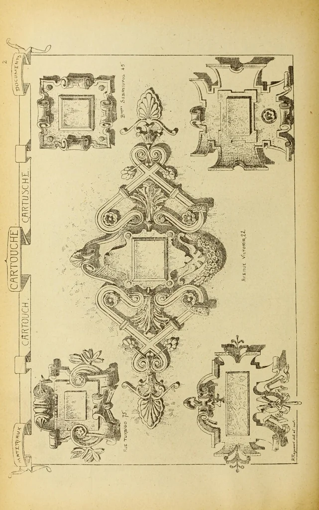 An illustration from Materials and documents of architecture and sculpture : classified alphabetically, 1915, leaf 233