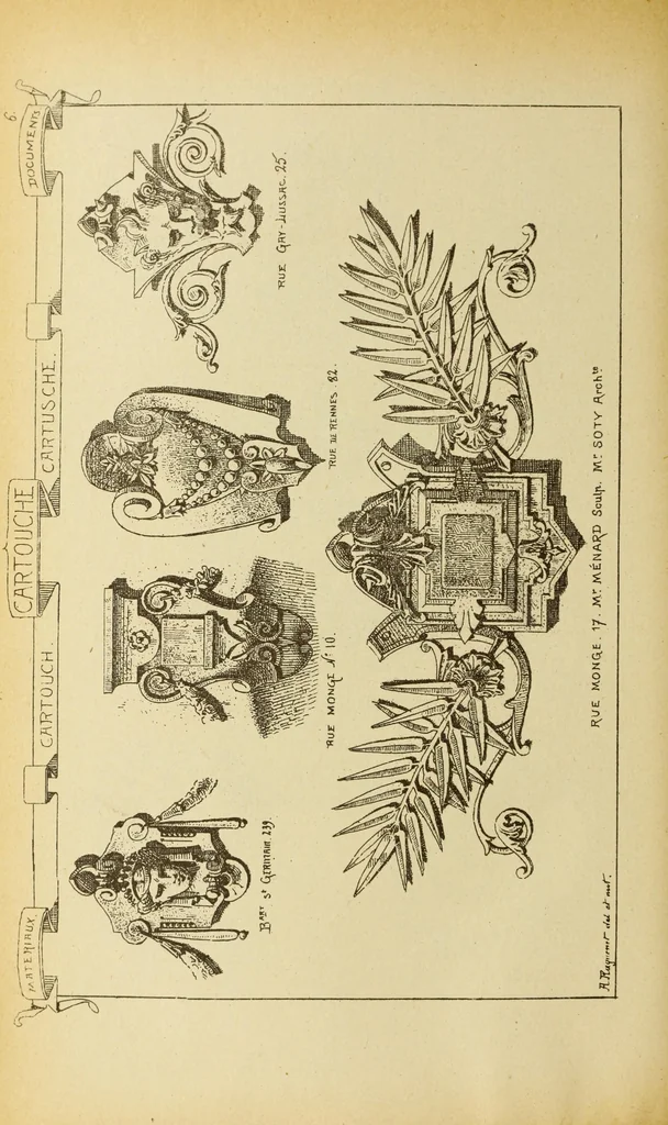 An illustration from Materials and documents of architecture and sculpture : classified alphabetically, 1915, leaf 237
