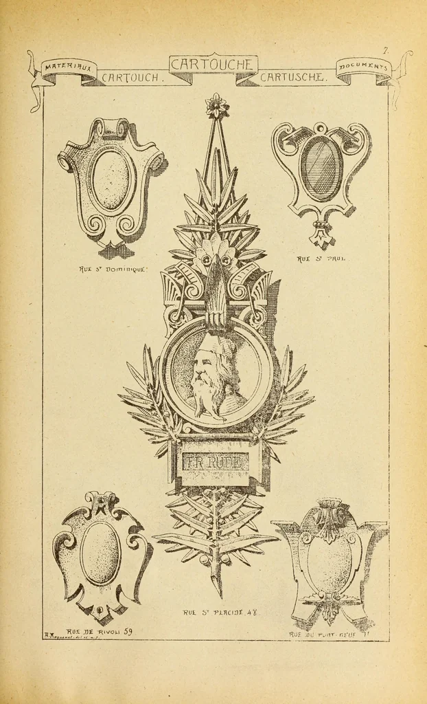 An illustration from Materials and documents of architecture and sculpture : classified alphabetically, 1915, leaf 238