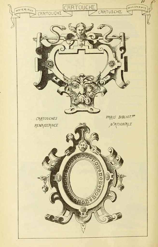 An illustration from Materials and documents of architecture and sculpture : classified alphabetically, 1915, leaf 241