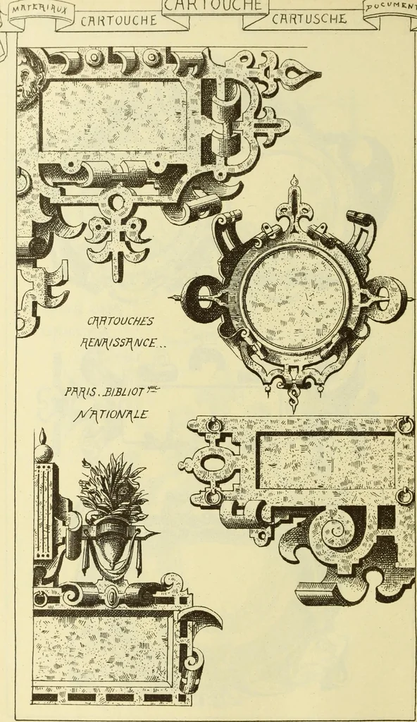 An illustration from Materials and documents of architecture and sculpture : classified alphabetically, 1915, leaf 243