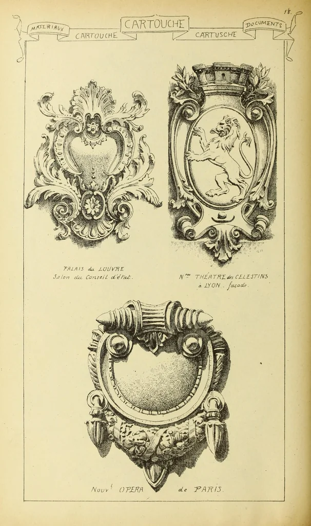 An illustration from Materials and documents of architecture and sculpture : classified alphabetically, 1915, leaf 249