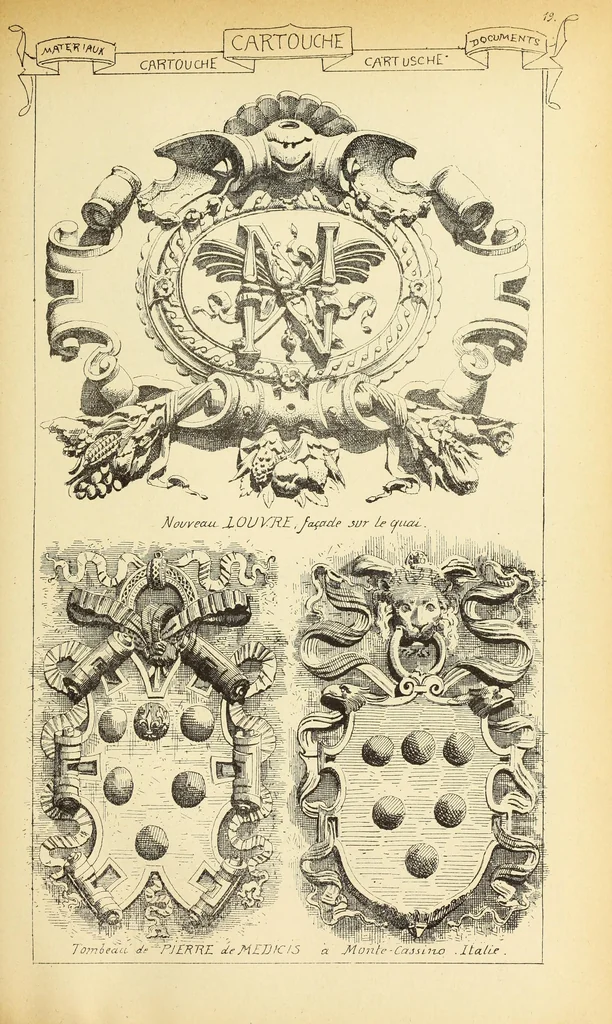 An illustration from Materials and documents of architecture and sculpture : classified alphabetically, 1915, leaf 250