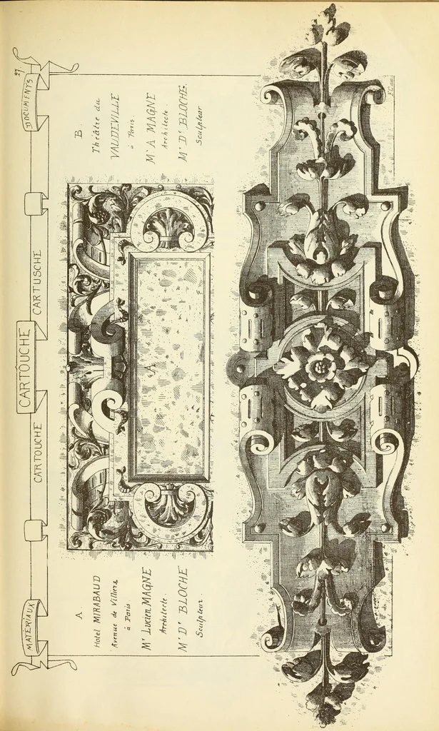 An illustration from Materials and documents of architecture and sculpture : classified alphabetically, 1915, leaf 258