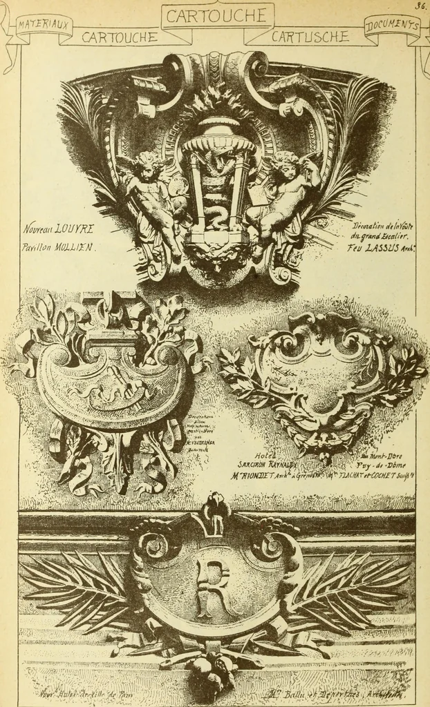 An illustration from Materials and documents of architecture and sculpture : classified alphabetically, 1915, leaf 267