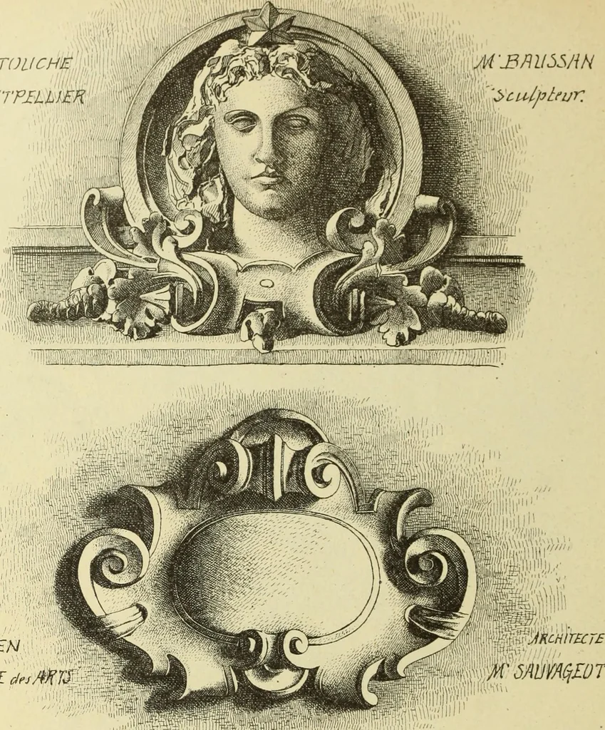 An illustration from Materials and documents of architecture and sculpture : classified alphabetically, 1915, leaf 279