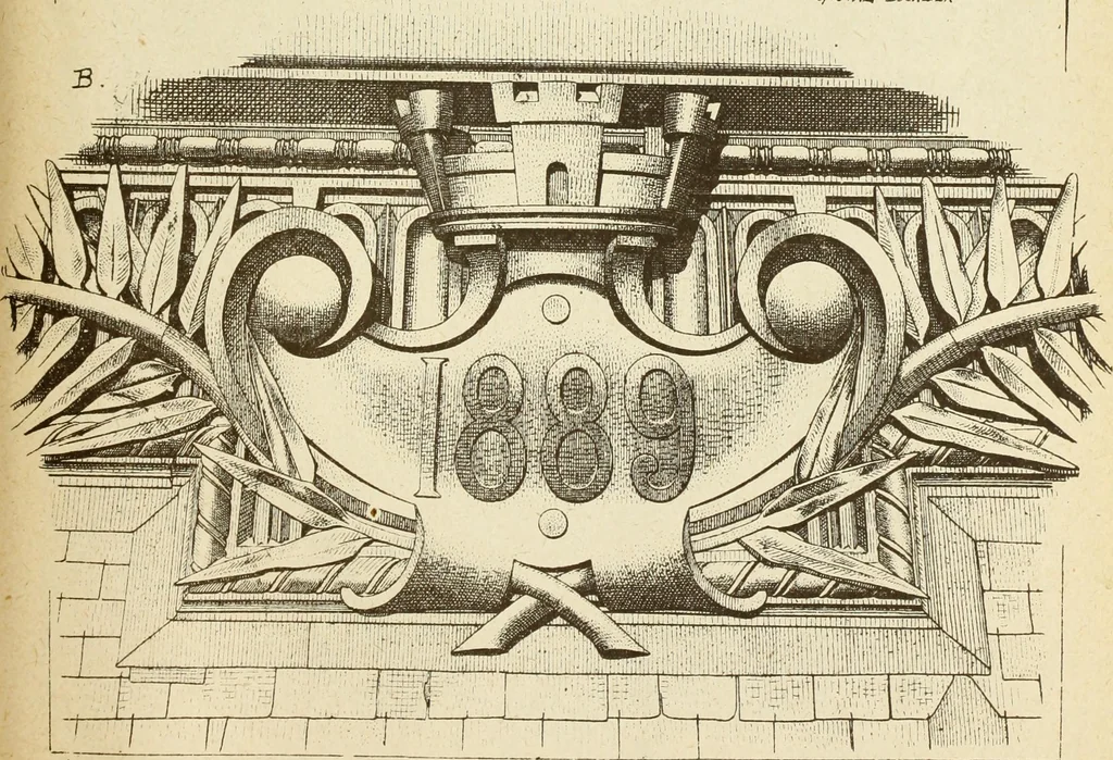 An illustration from Materials and documents of architecture and sculpture : classified alphabetically, 1915, leaf 280