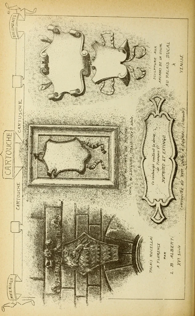 An illustration from Materials and documents of architecture and sculpture : classified alphabetically, 1915, leaf 281