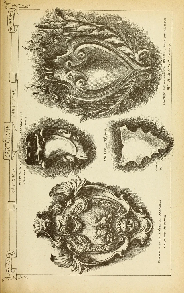 An illustration from Materials and documents of architecture and sculpture : classified alphabetically, 1915, leaf 282