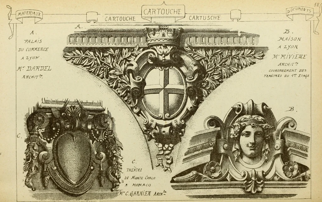 An illustration from Materials and documents of architecture and sculpture : classified alphabetically, 1915, leaf 283