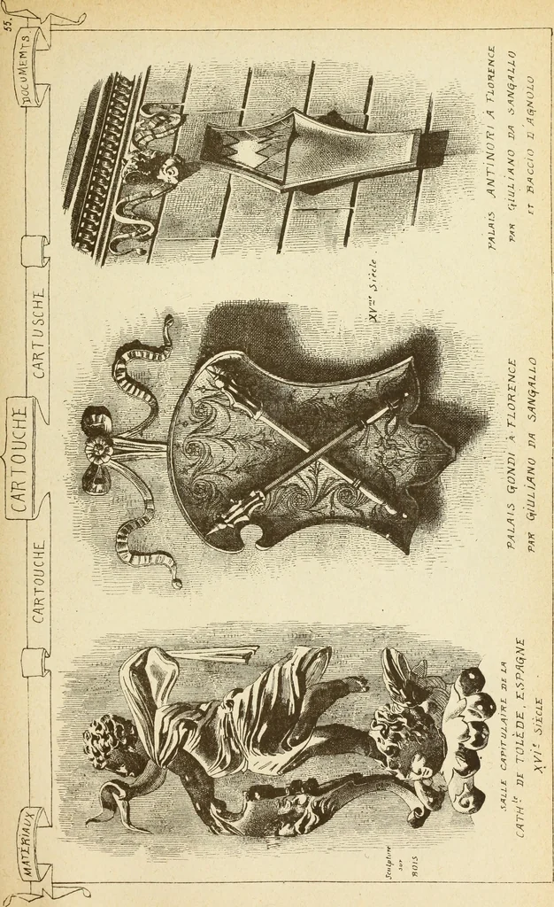 An illustration from Materials and documents of architecture and sculpture : classified alphabetically, 1915, leaf 286