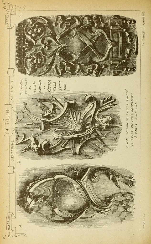 An illustration from Materials and documents of architecture and sculpture : classified alphabetically, 1915, leaf 287