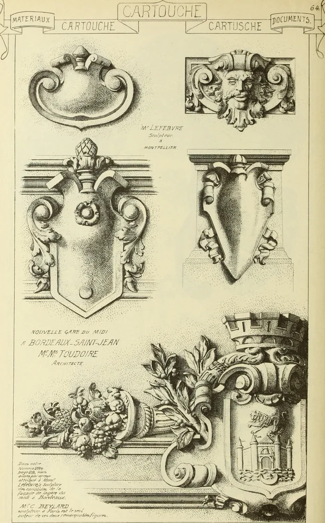An illustration from Materials and documents of architecture and sculpture : classified alphabetically, 1915, leaf 295