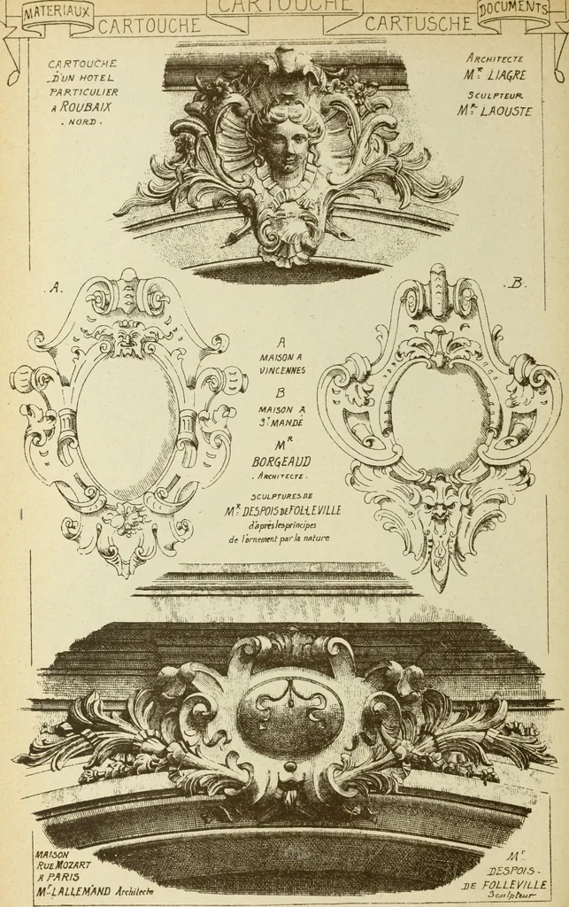 An illustration from Materials and documents of architecture and sculpture : classified alphabetically, 1915, leaf 299