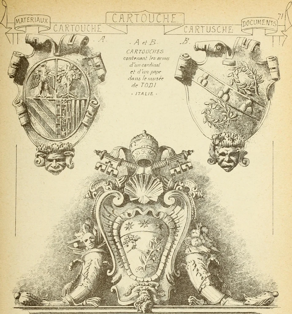An illustration from Materials and documents of architecture and sculpture : classified alphabetically, 1915, leaf 302